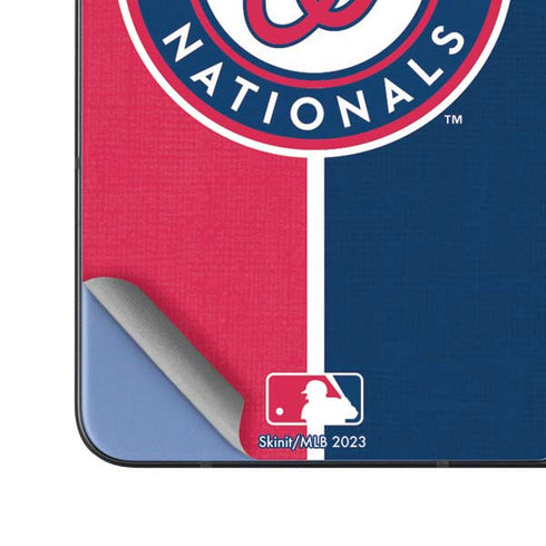 MLB Washington Nationals Split Galaxy Z Fold5 5G Skin