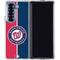 MLB Washington Nationals Split Galaxy Z Fold7 Clear Case