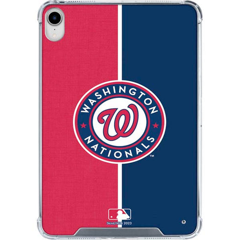 MLB Washington Nationals Split iPad 11th Gen (2025) Clear Case
