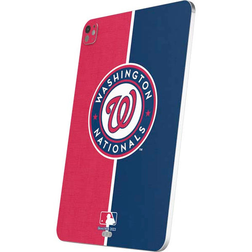 MLB Washington Nationals Split iPad Pro 13in M4 (2024) Skin