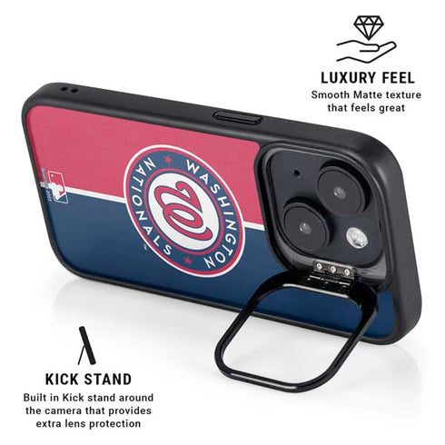 MLB Washington Nationals Split iPhone 14 Kickstand Case