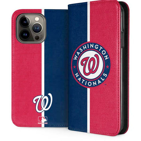 MLB Washington Nationals Split iPhone 15 Pro Max Folio Case