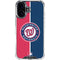MLB Washington Nationals Split iPhone 16 Plus Clear Case