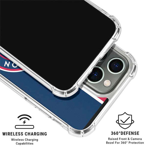 MLB Washington Nationals Split iPhone 16 Pro Clear Case