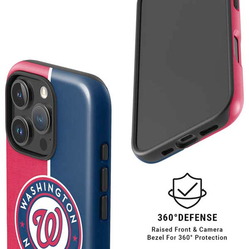 MLB Washington Nationals Split iPhone 16 Pro Magsafe Impact Case