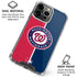 MLB Washington Nationals Split iPhone 16 Pro Max Clear Case