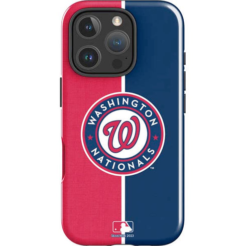 MLB Washington Nationals Split iPhone 16 Pro Max Impact Case