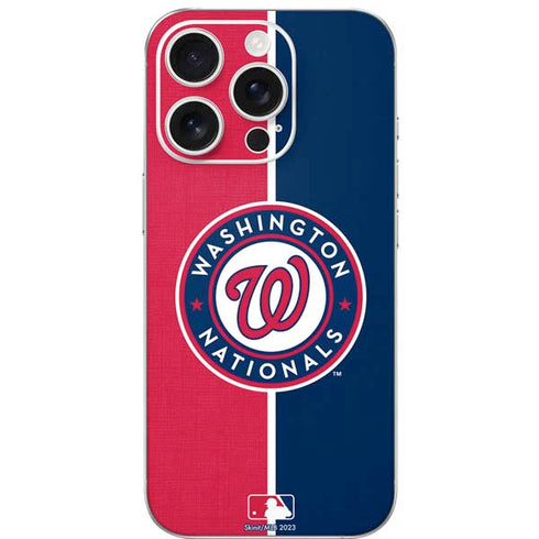 MLB Washington Nationals Split iPhone 16 Pro Skin