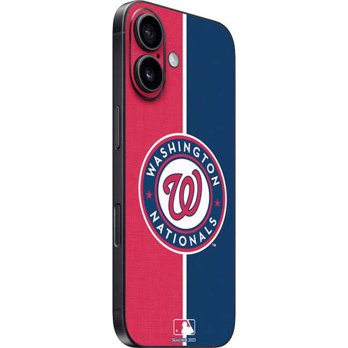 MLB Washington Nationals Split iPhone 16 Skin