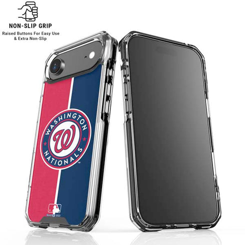 MLB Washington Nationals Split iPhone 17 Air Clear Case