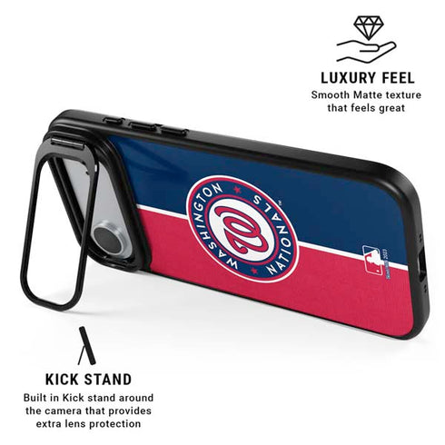 MLB Washington Nationals Split iPhone 17 Air Kickstand Case
