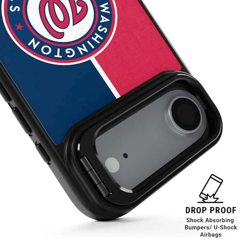 MLB Washington Nationals Split iPhone 17 Air Kickstand Case