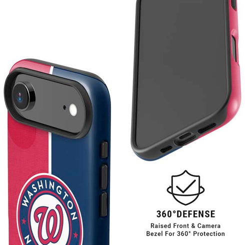 MLB Washington Nationals Split iPhone 17 Air Magsafe Impact Case