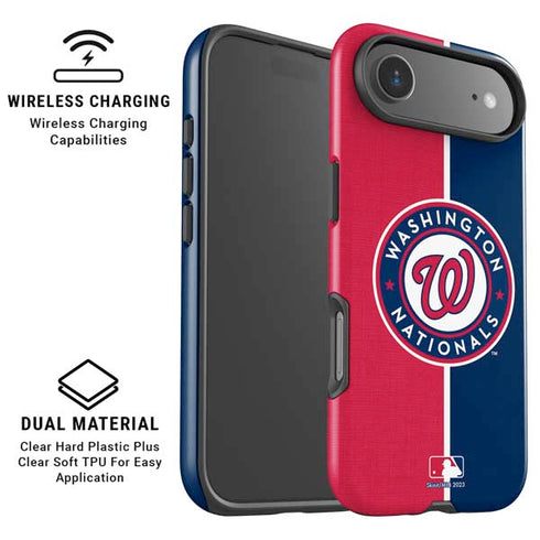 MLB Washington Nationals Split iPhone 17 Air Magsafe Impact Case