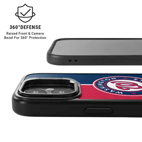 MLB Washington Nationals Split iPhone 17 Kickstand Case