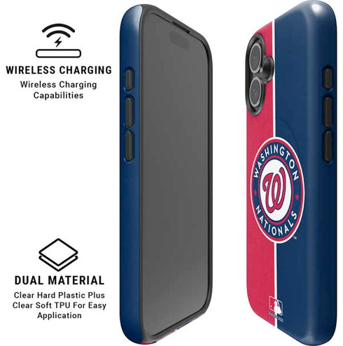 MLB Washington Nationals Split iPhone 17 Magsafe Impact Case
