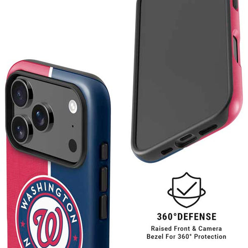 MLB Washington Nationals Split iPhone 17 Pro Max Magsafe Impact Case
