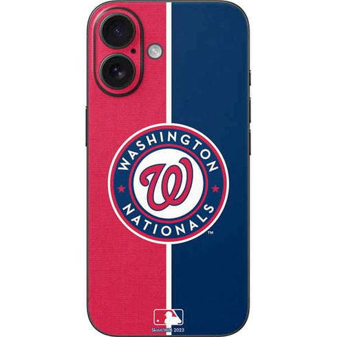 MLB Washington Nationals Split iPhone 17 Skin