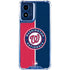 MLB Washington Nationals Split Moto G Play 4G (2024) Clear Case