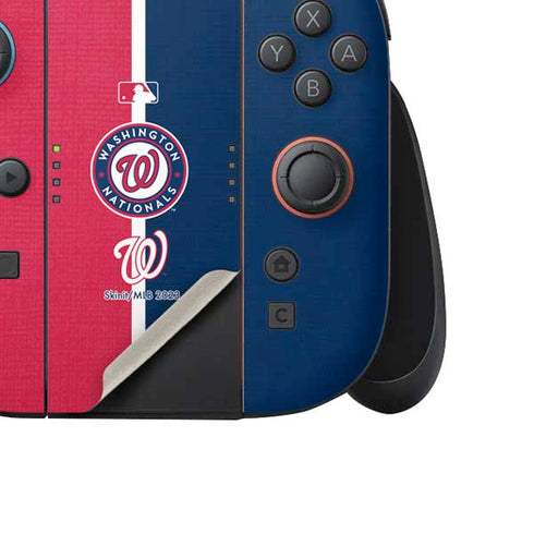 MLB Washington Nationals Split Nintendo Switch 2 (2025) Joy-Con Controller Skin