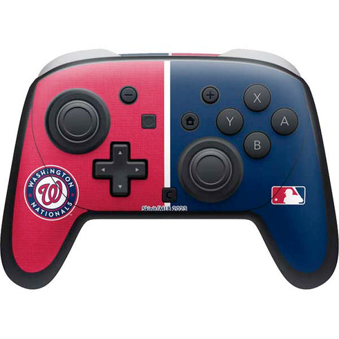 MLB Washington Nationals Split Nintendo Skins