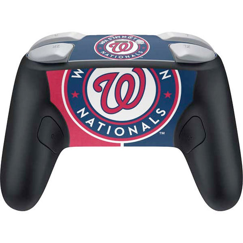 MLB Washington Nationals Split Nintendo Switch 2 (2025) Pro Controller Skin