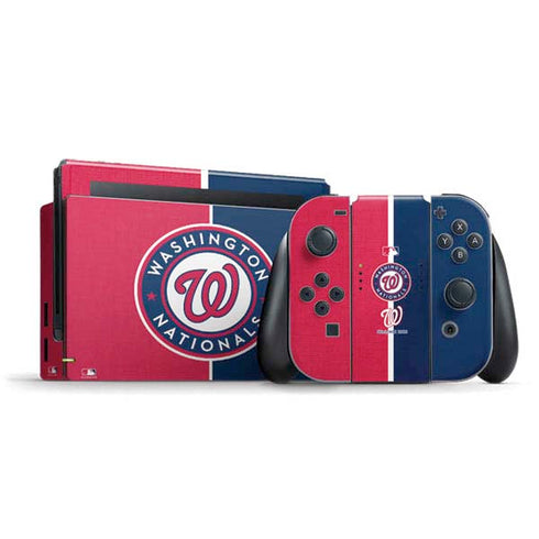 MLB Washington Nationals Split Nintendo Skins