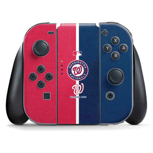MLB Washington Nationals Split Nintendo Skins