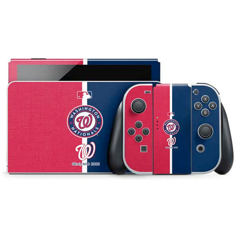 MLB Washington Nationals Split Nintendo Skins