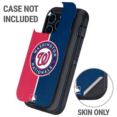 MLB Washington Nationals Split Otterbox Defender iPhone Skin