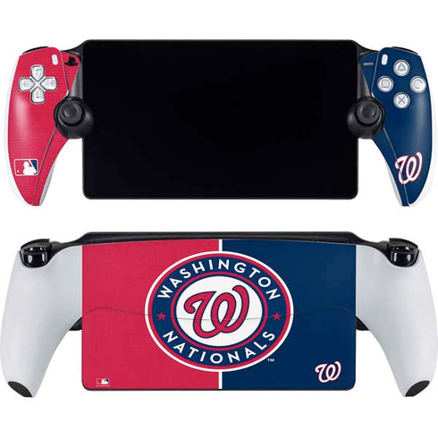 MLB Washington Nationals Split PlayStation Portal Remote Player Skin