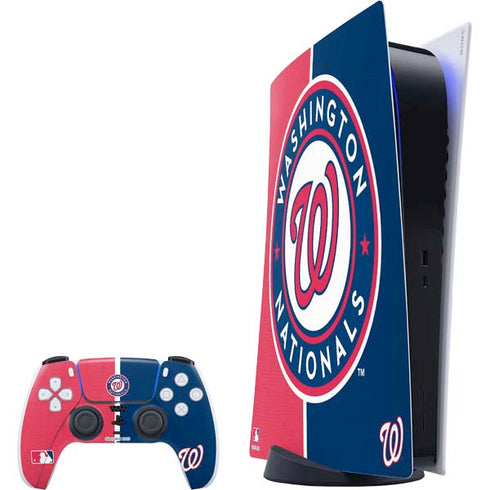 MLB Washington Nationals Split PlayStation PS5 Skins