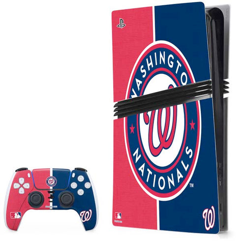 MLB Washington Nationals Split PS5 Pro Bundle Skin
