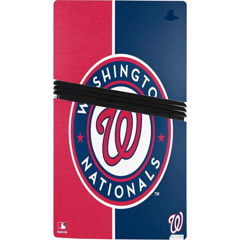MLB Washington Nationals Split PS5 Pro Console Skin