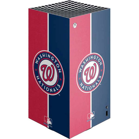 MLB Washington Nationals Split XBox Series X Digital Edition Console Skin