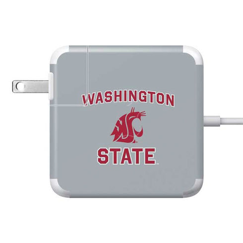 Washington State University Logo 85W Power Adapter (15 and 17 inch MacBook Pro Charger) Skin