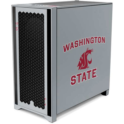 Washington State University Logo Corsair 4000D Tempered Glass Mid-Tower ATX Case Skin