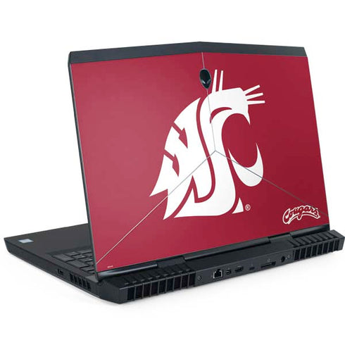 Washington State University Cougars Logo Dell Alienware Skin