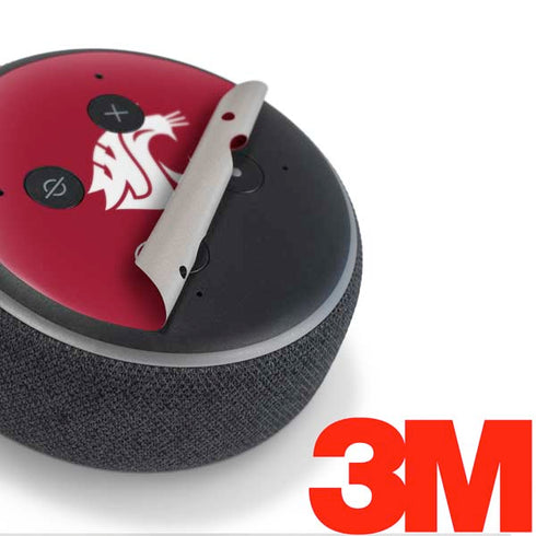 Washington State University Cougars Logo Amazon Echo Dot Skin
