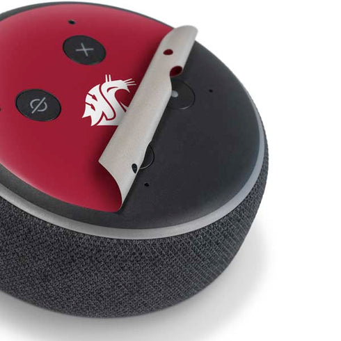 Washington State University Cougars Logo Amazon Echo Dot Skin