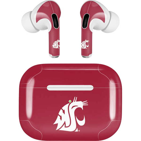 Washington State University Cougars Logo Apple AirPods Pro Skin
