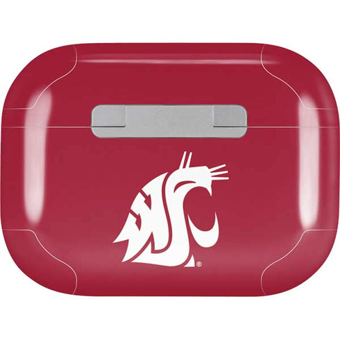 Washington State University Cougars Logo Apple AirPods Pro Skin