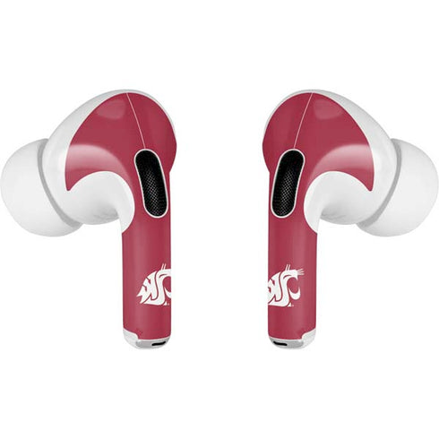 Washington State University Cougars Logo Apple AirPods Pro Skin