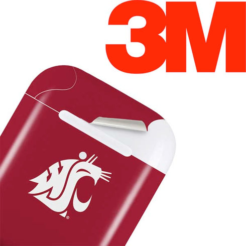 Washington State University Cougars Logo Apple AirPods Skin