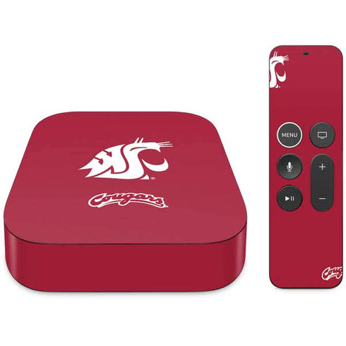 Washington State University Cougars Logo Apple TV Skin