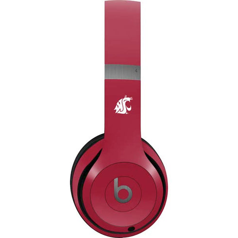 Washington State University Cougars Logo Beats Solo 4 Wireless Headphones Skin