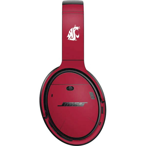 Washington State University Cougars Logo Bose QuietComfort 35 II Headphones Skin