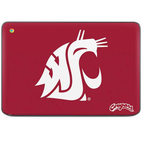 Washington State University Cougars Logo HP Chromebook Skin