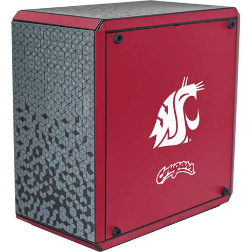 Washington State University Cougars Logo Cooler Master MasterBox Q300L Mini Tower Skin