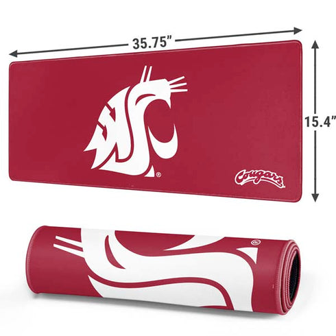 Washington State University Cougars Logo Gaming Mouse Pad